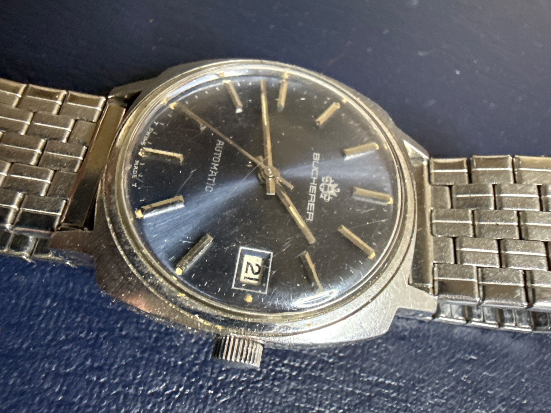 Bucherer Uhren: Bucherer Vintage Automatic 33 mm – Defekt aus Pfeffingen von Allhandelklgwatches 1