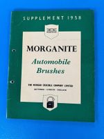 Katalog  Bürsten ( Kohlen ), Morganite  1958 ,  Oldtimer