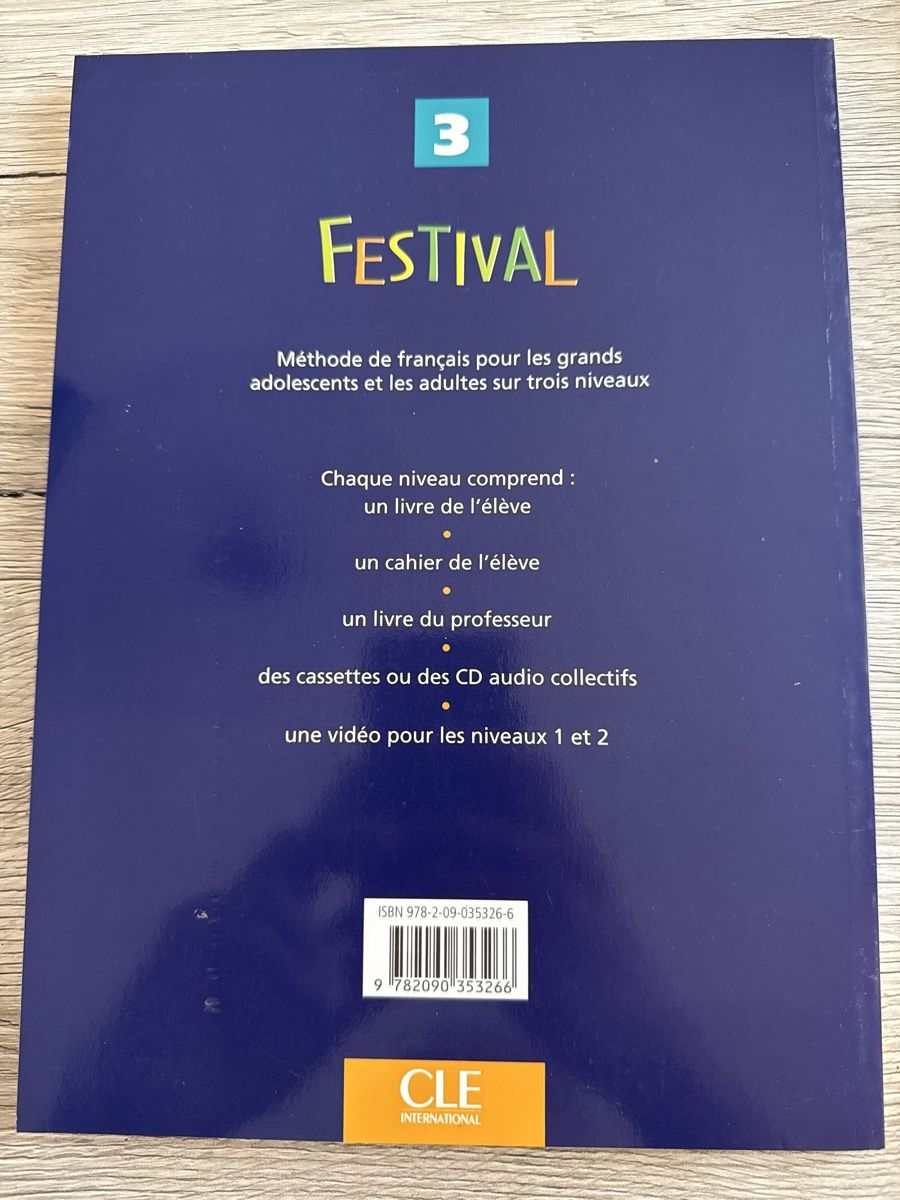 Libri: Festival 3 - Méthode de Français – Nuovo e nell'imballaggio originale da Genève venduto da DoualS 1