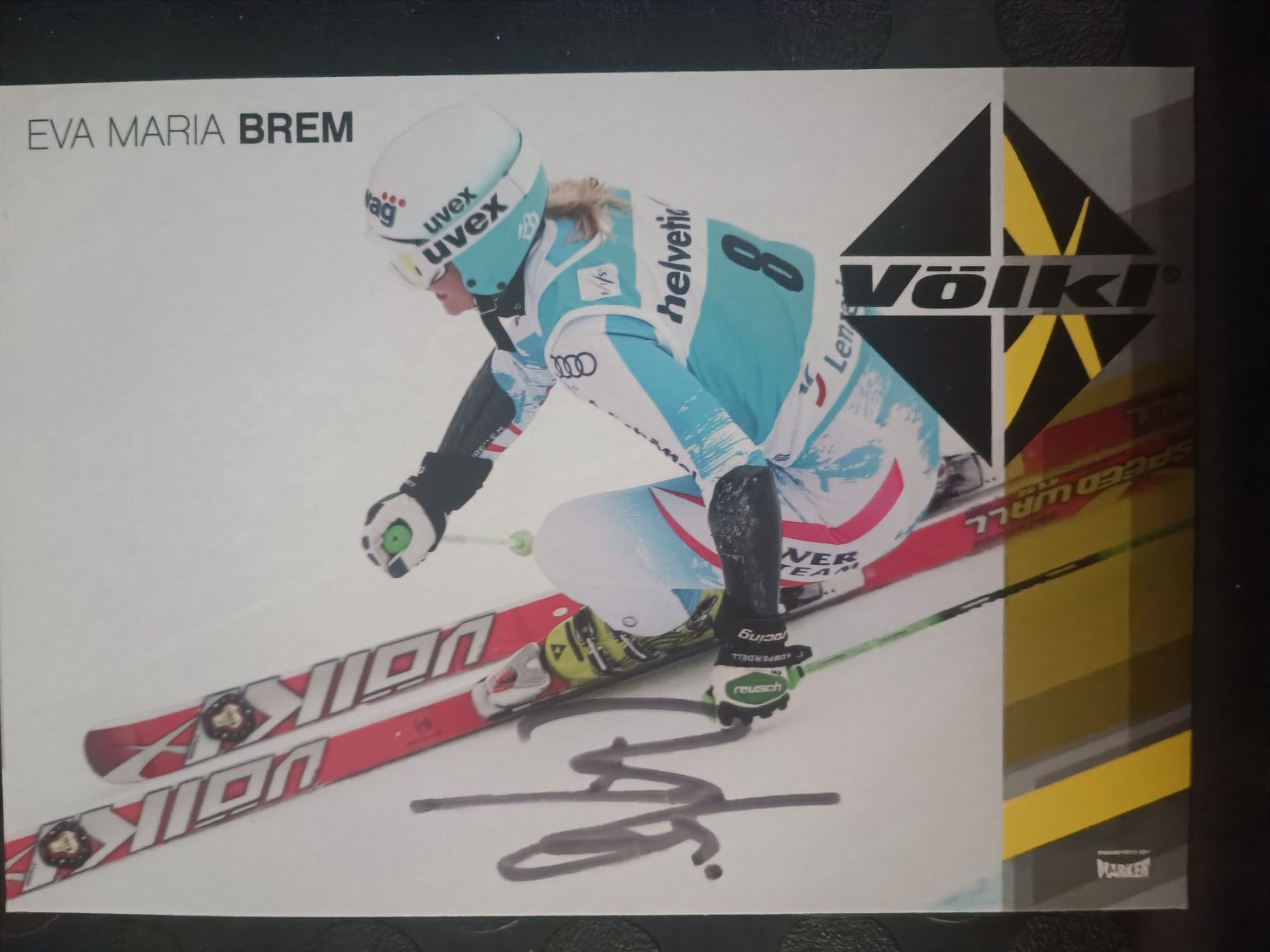 Autografi: Eva-Maria Brem - handsigniert – Usato da Menziken venduto da Artographs