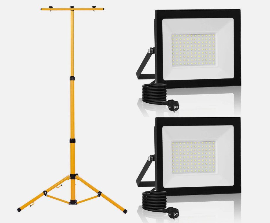 Fari: 10-300Watt LED Fluter Baustrahler – Nuovo e nell'imballaggio originale da Amriswil venduto da JaJa-Express