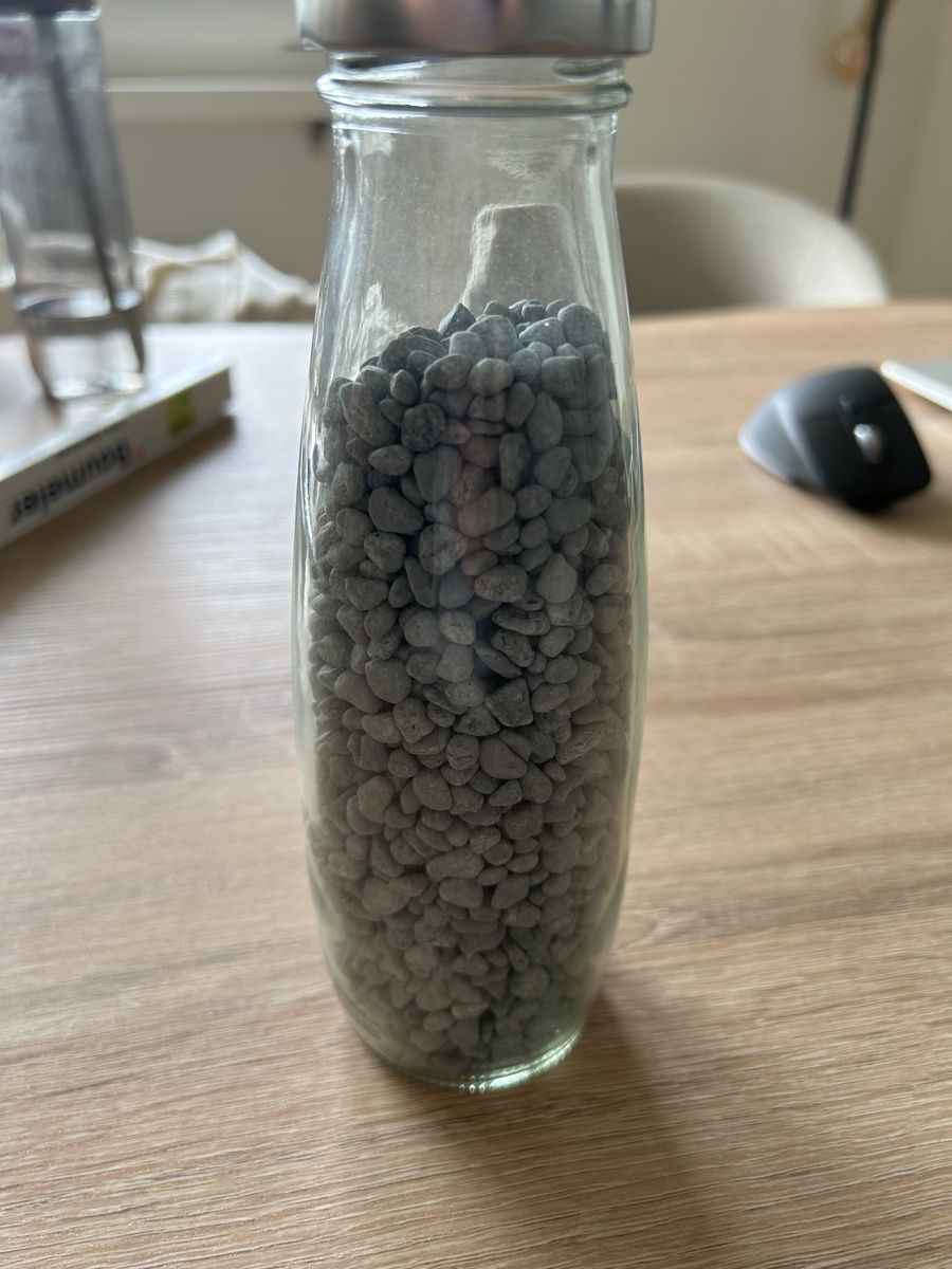 Tutte le decorazioni: Deko-Kies in Glasflasche, 0.45l – Usato da Urdorf venduto da lau_l8vd