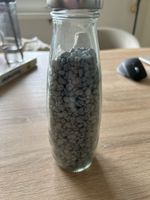 Deko-Kies in Glasflasche, 0.45l