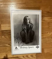 Britney Spears Autogrammkarte