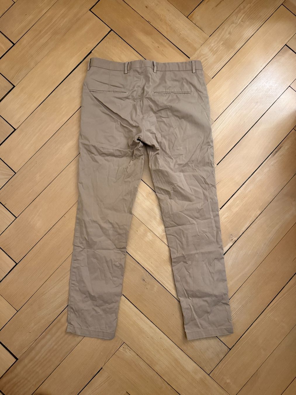 Pantaloni: OSCAR JACOBSON - Chino Hose hellbraun 40 – Usato da Zürich venduto da Diazaio 2