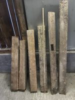 Alte Holzbalken Set 6 Stück diverse Masse gebraucht