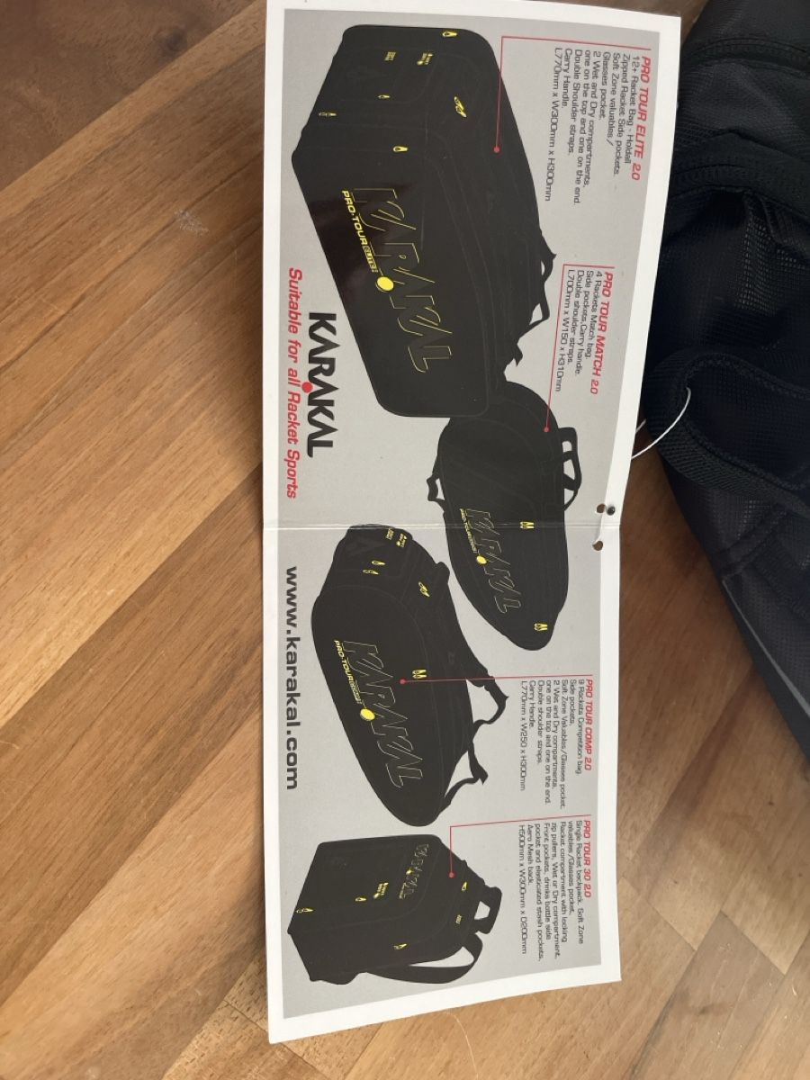 Borse: Racket Tasche Karakal NEU – Nuovo e nell'imballaggio originale da Langnau am Albis venduto da dancer72 1