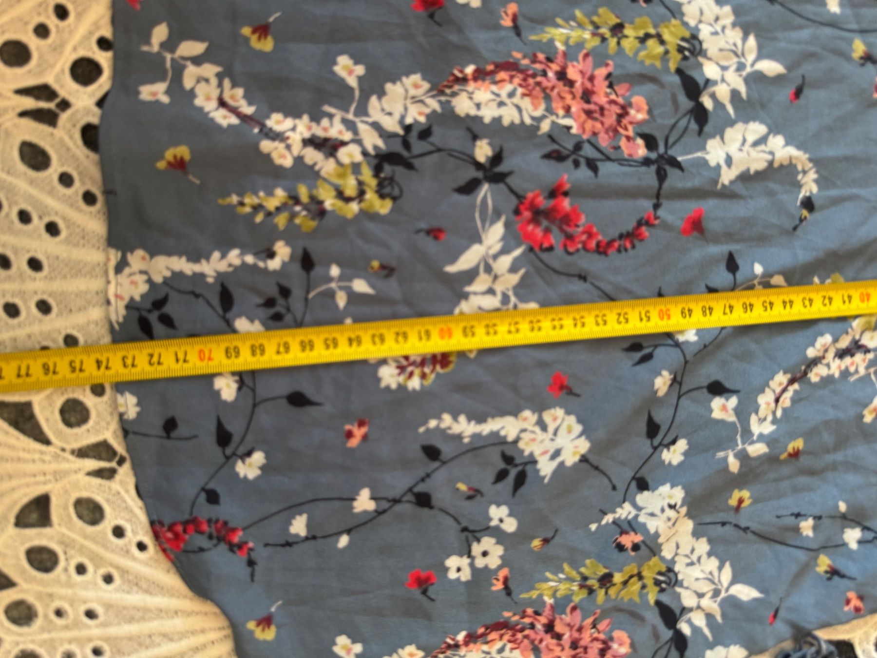 Camicette: Sommer Bluse Blumenmuster Gr M Blau – Usato da Frenkendorf venduto da Style365 6