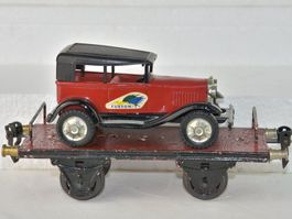 ♨️FÜR Fr 1.00 MÄRKLIN SPUR 1 ANTIKER PLATTFORMW. NEUE LADUNG