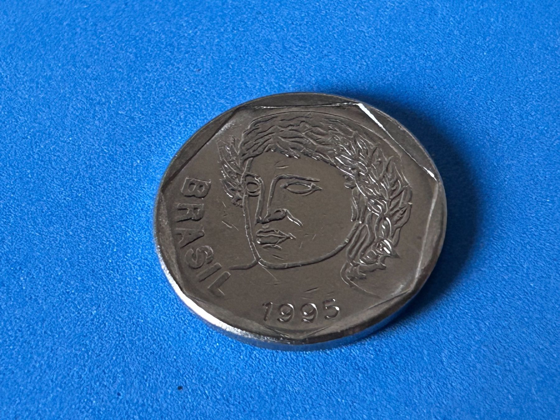 Tutti le monete: Brazil - 25 Centavos 1995 – Usato da Corcelles NE venduto da AJKader 3