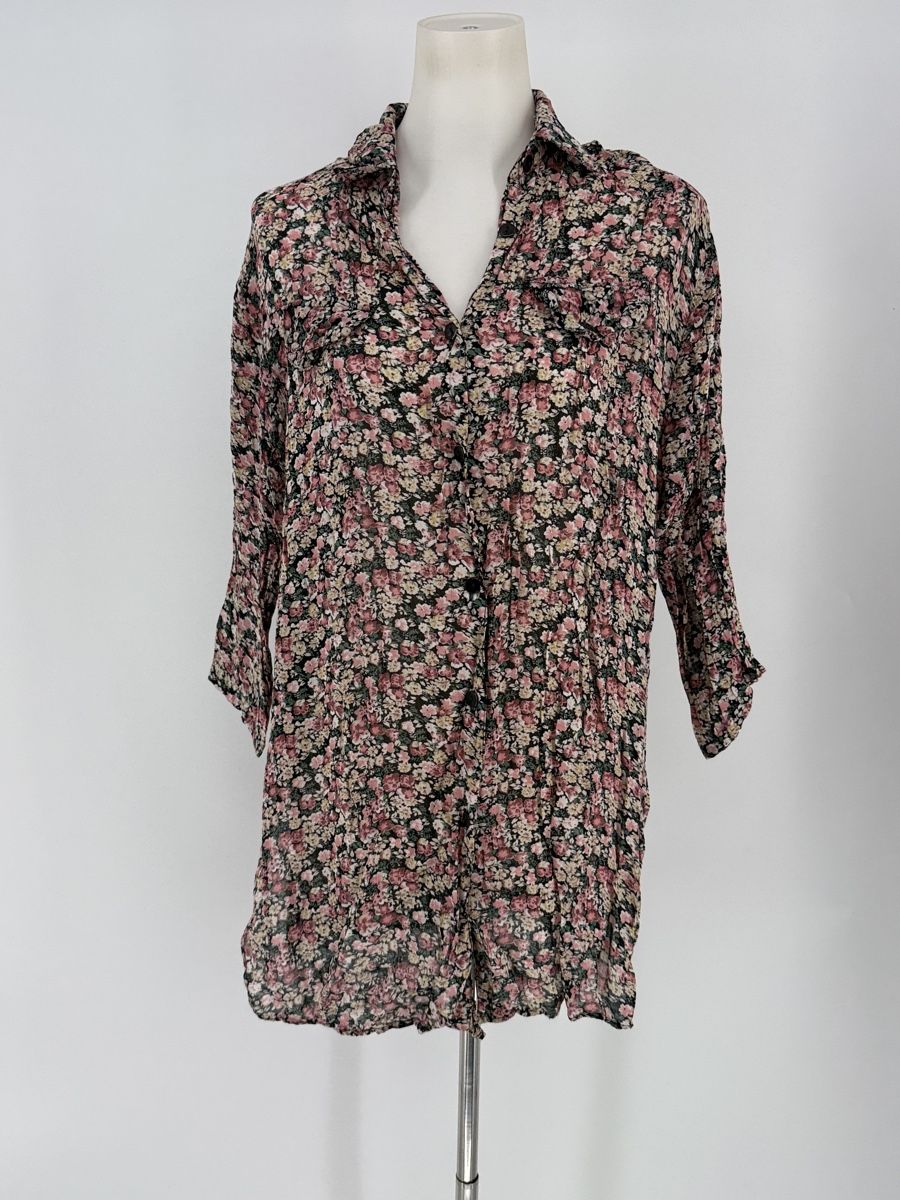Camicette: Bluse Gr. L von nina mit Blumenmuster  – Usato da Auenstein venduto da moin.