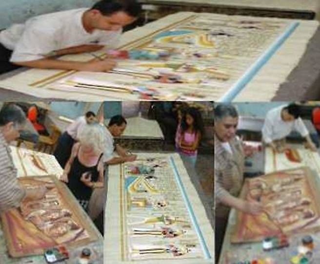 Dischi in vinile: Ägyptischen Papyrus Abu Simbel 90x50cm – Usato da Wolfhalden venduto da Al-Masri 1