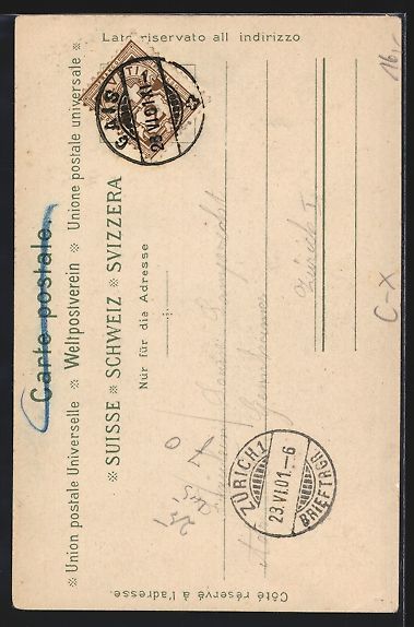 Cartoline postali: AK St. Gallen, Blick in die Muttergasse – Usato da Berlin venduto da bartko-reher 1