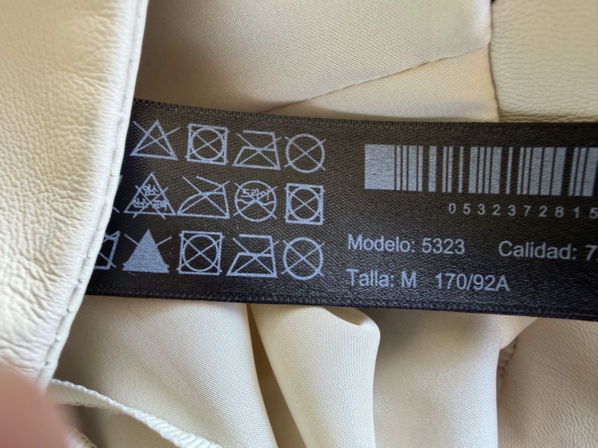 Massimo Dutti Gonne: Massimo Dutti Lederrock beige Grösse M – Usato da Orselina venduto da dachrose 1