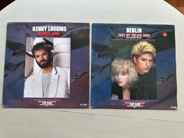 TOP GUN tolle Singles Kult TOM CRUISE BERLIN KENNY LOGGINS