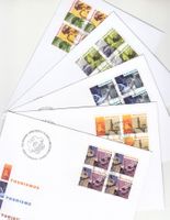 SBK 1000 - 1004 im 4er-Block FDC