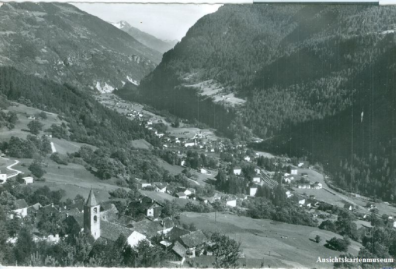Cartoline postali: Faido + ca. 1955 – Usato da Emmenbrücke venduto da teestube