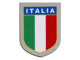 Italia Italien Tricolore Patch Aufnäher 73x55mm