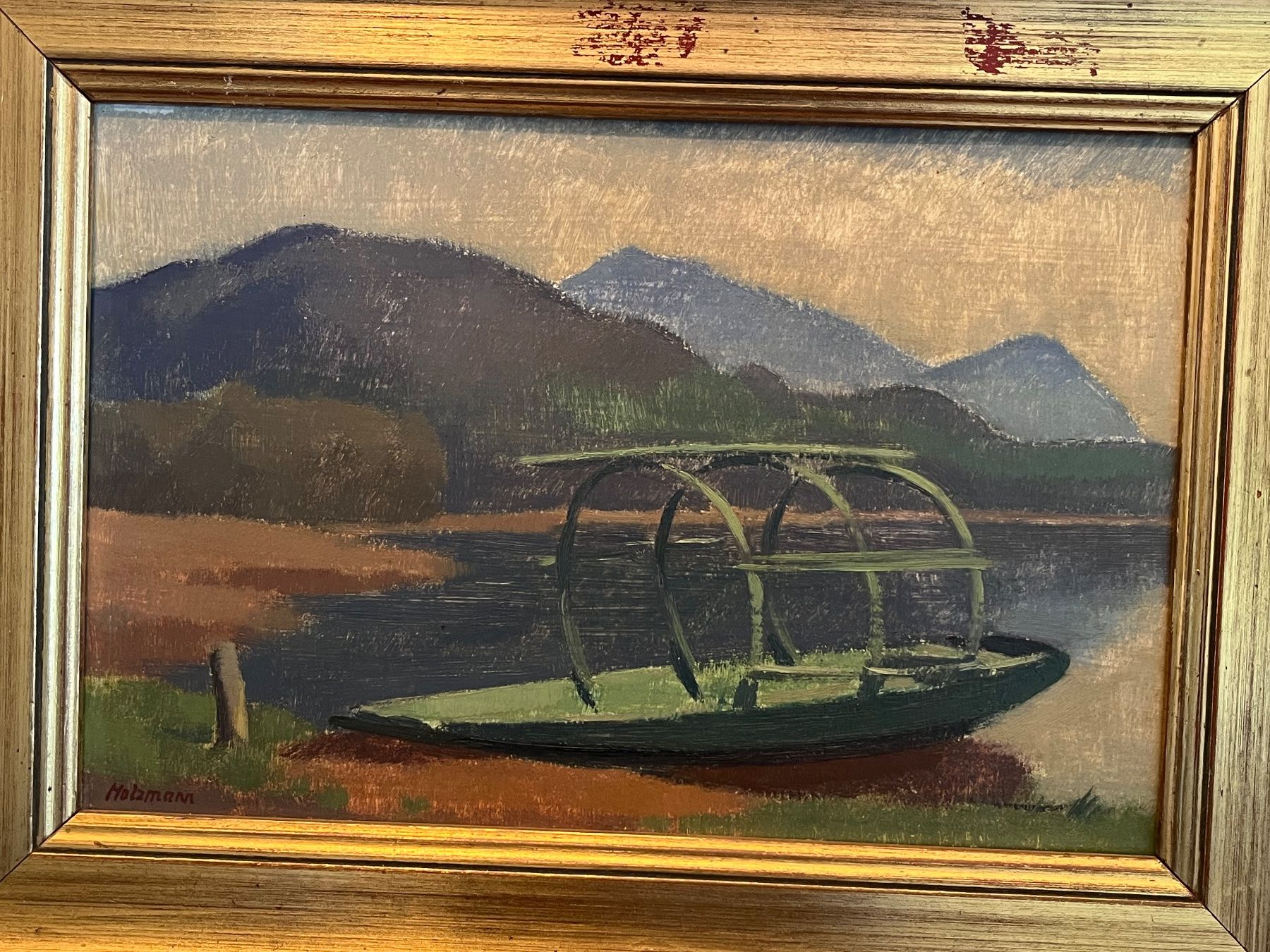 Dipinti: Adolf Robert Holzmann 1890-1968 – Usato da Basel venduto da Kaffee_und_Kunst 1
