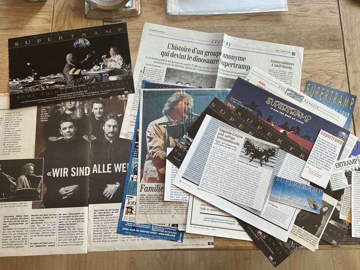Riviste & Magazine: Supertramp - 530gr. Zeitungsartikel – Usato da Trachslau venduto da T140 1