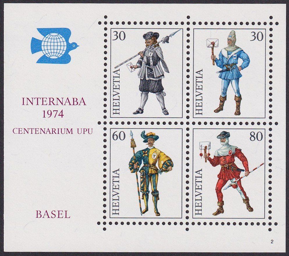 Tutti i francobolli: 1987, INTERNABA BASEL Block W50 postfrisch ** FW: 2.00 – Nuovo (secondo la descrizione) da Ebikon venduto da SilvioFreund