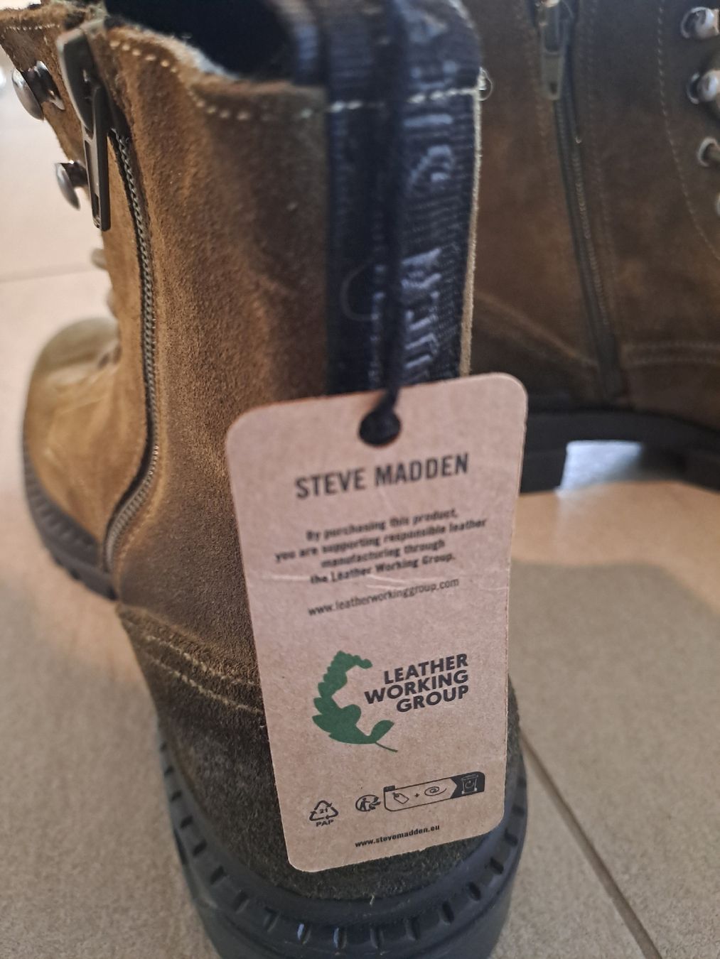 Steve Madden Scarpe da uomo: neue Boots Winterschuhe Wildleder – Nuovo e nell'imballaggio originale da Basel venduto da suberi_Sach 5