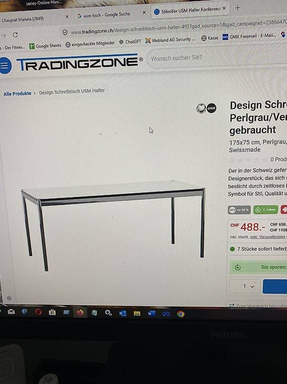 Scrivanie: USM Haller Schreibtisch – Usato da Laupen ZH venduto da Rango3