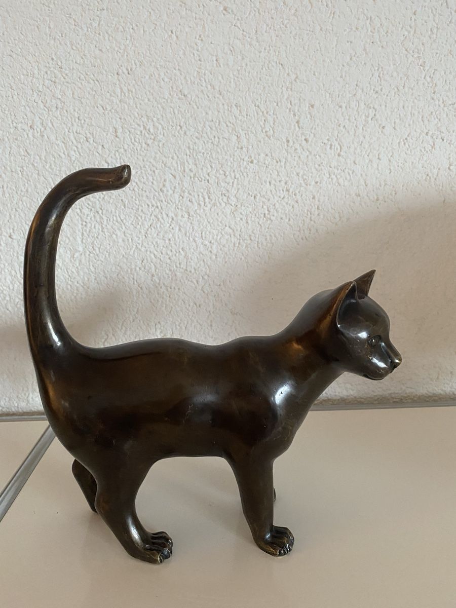 Statuette: Bronze, Katze laufend – Nuovo (secondo la descrizione) da Zürich venduto da eileenchen1 7
