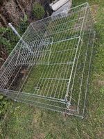 Grosser Tierkafig Metall faltbar als neu guter Zustand