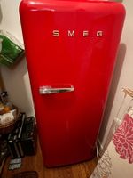 SMEG Frigo Kühlschrank Rouge Rot Red
