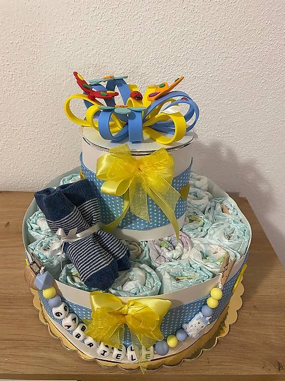 Secchi per pannolini & Pannolini: Torte di pannolini neonati – Usato da Coldrerio venduto da vit_t2xl 3