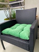 2 Stühle/Sessel Rattan Optik schwarz