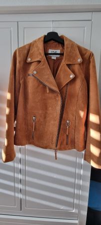 Damen Wildlederjacke braun Grösse 40