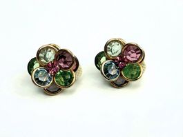 Vintage-inspirierte Ohrclips in Blumenform*****
