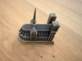 Modell Notre Dame de Paris Metall Replika Souvenir Paris