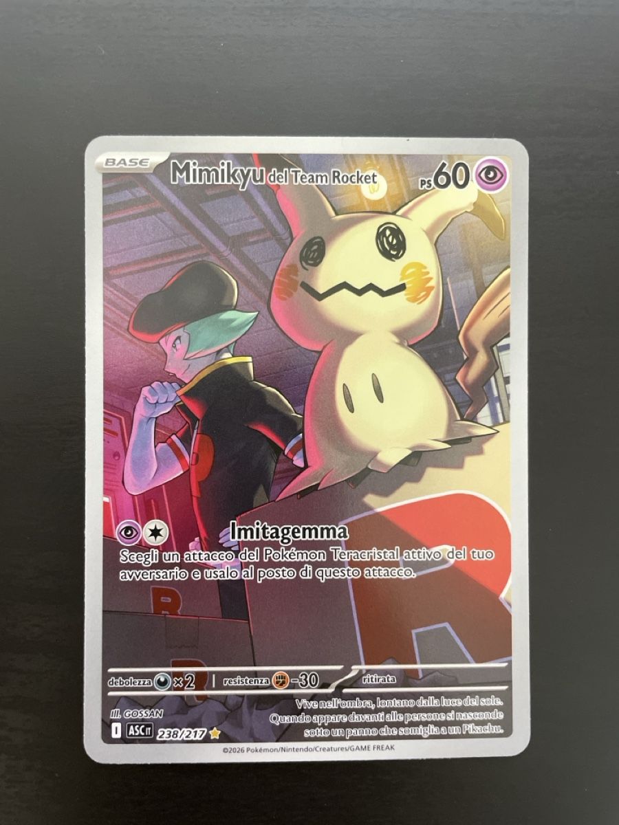 Pokémon Sammelbilder & Trading cards: Mimikyu ASC it 238/217 – Neu (gemäss Beschreibung) aus Savosa von RyumaSenpai97