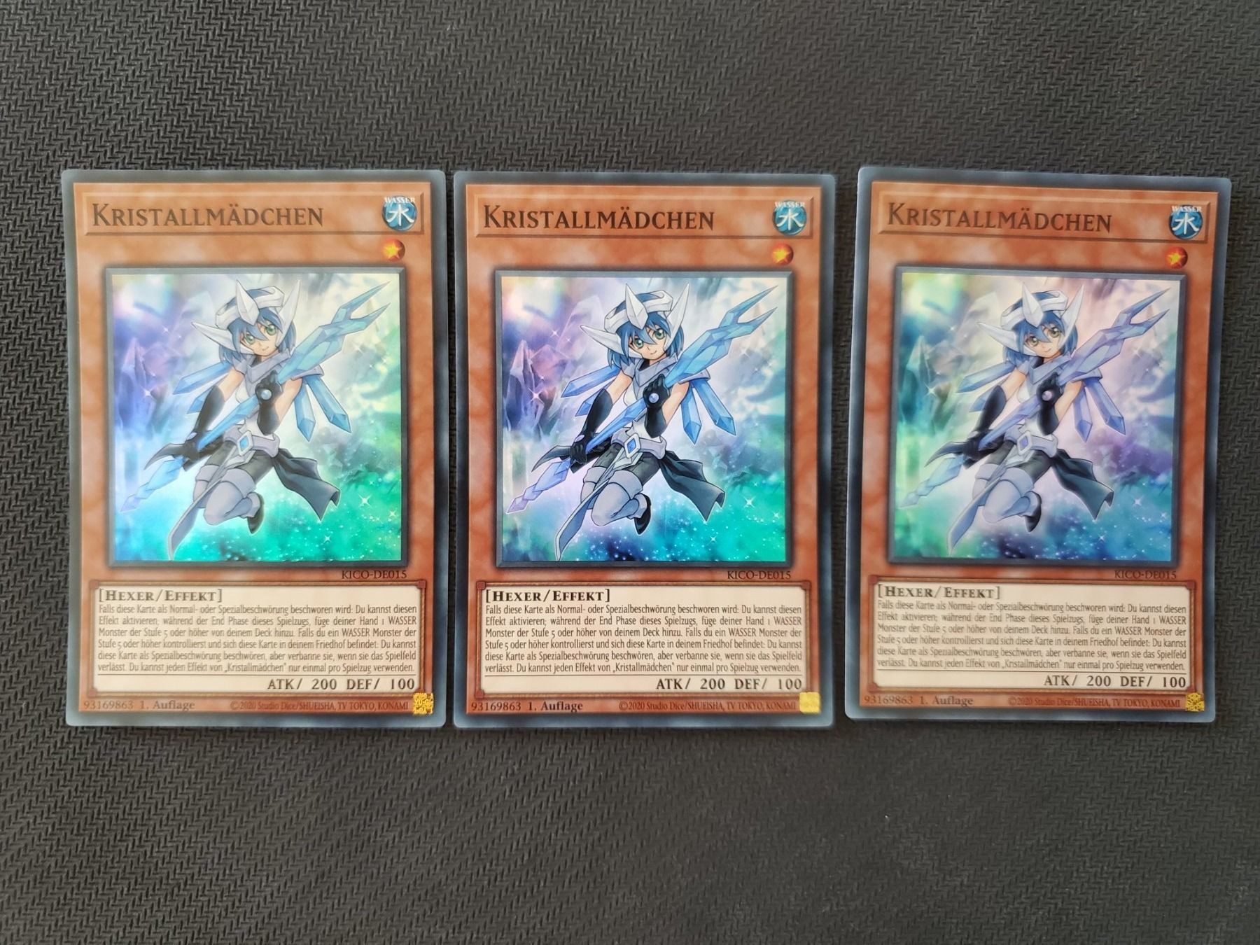 Yugioh Carte collezionabili: Yugioh Kristallmädchen x 3 – Nuovo (secondo la descrizione) da Opfikon venduto da Steins_Siedlung