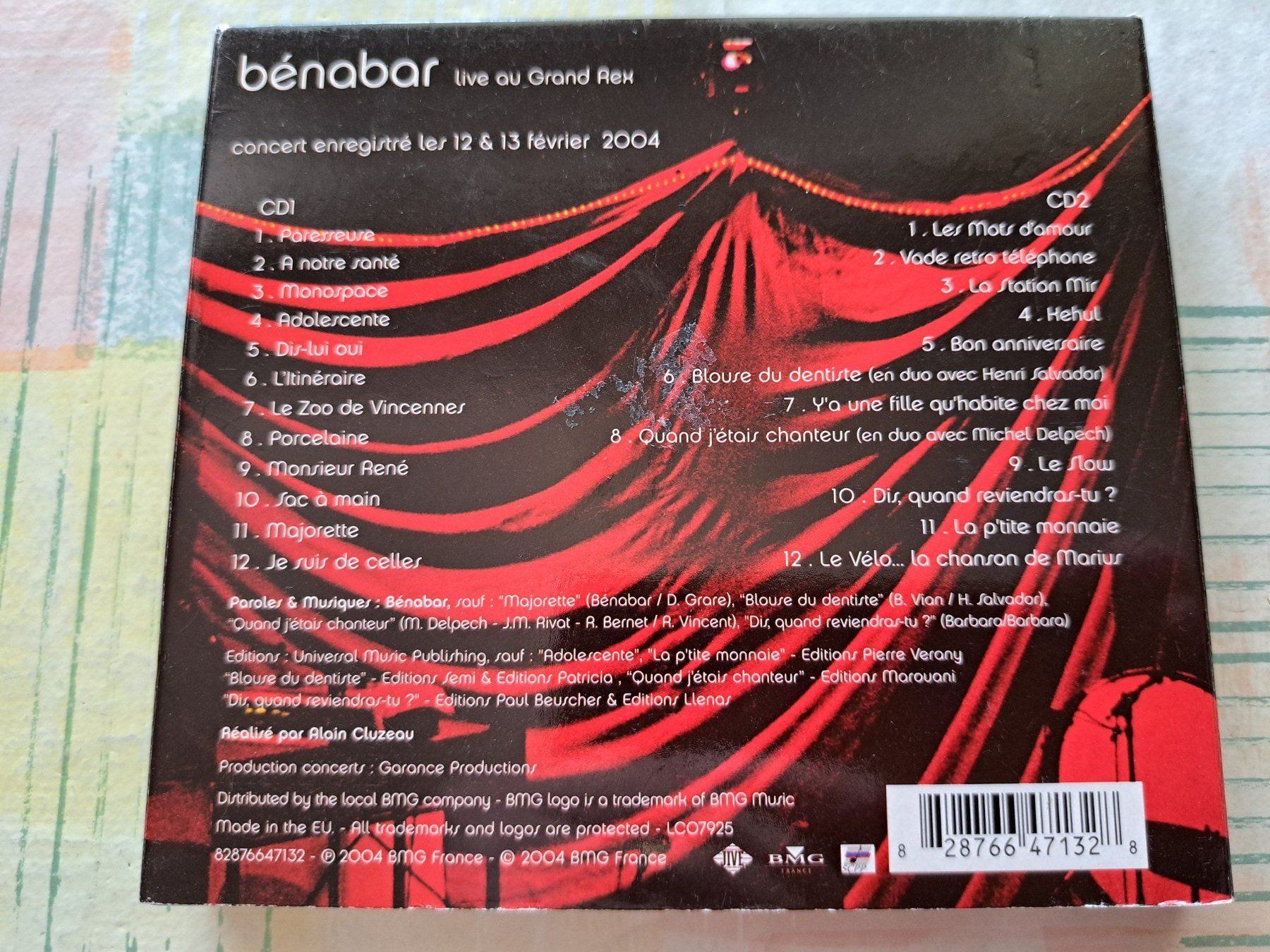 CDs: Cd Bénabar - Live au Grand Rex – D'occasion à Pully par bro_n52j 2