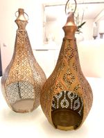 2x Orientalische Deko Laterne Boho Shabby NEU
