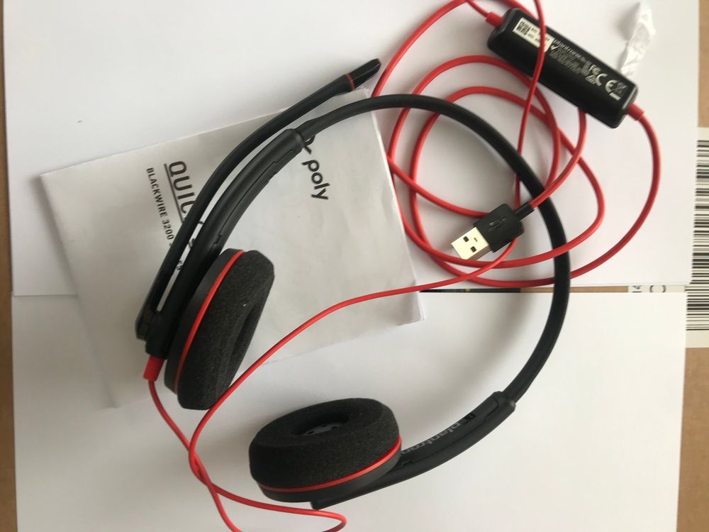 Headset Poly Quick Start Blackwire 3200 Series (Neu (gemäss ...