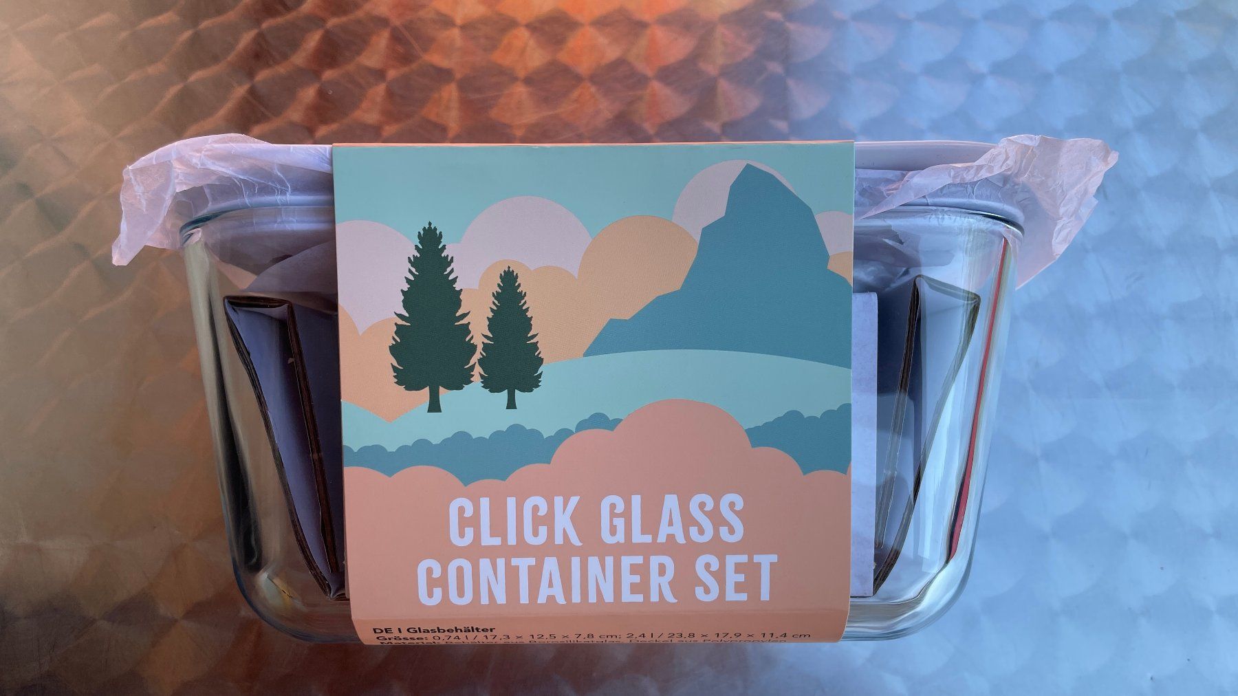 Bicchieri: Click Glass Container Set 740ml und 2400ml – Nuovo e nell'imballaggio originale da Glattfelden venduto da cybermaxx 1