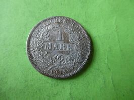 Dt. Reich 1915 D, 1 Silbermark