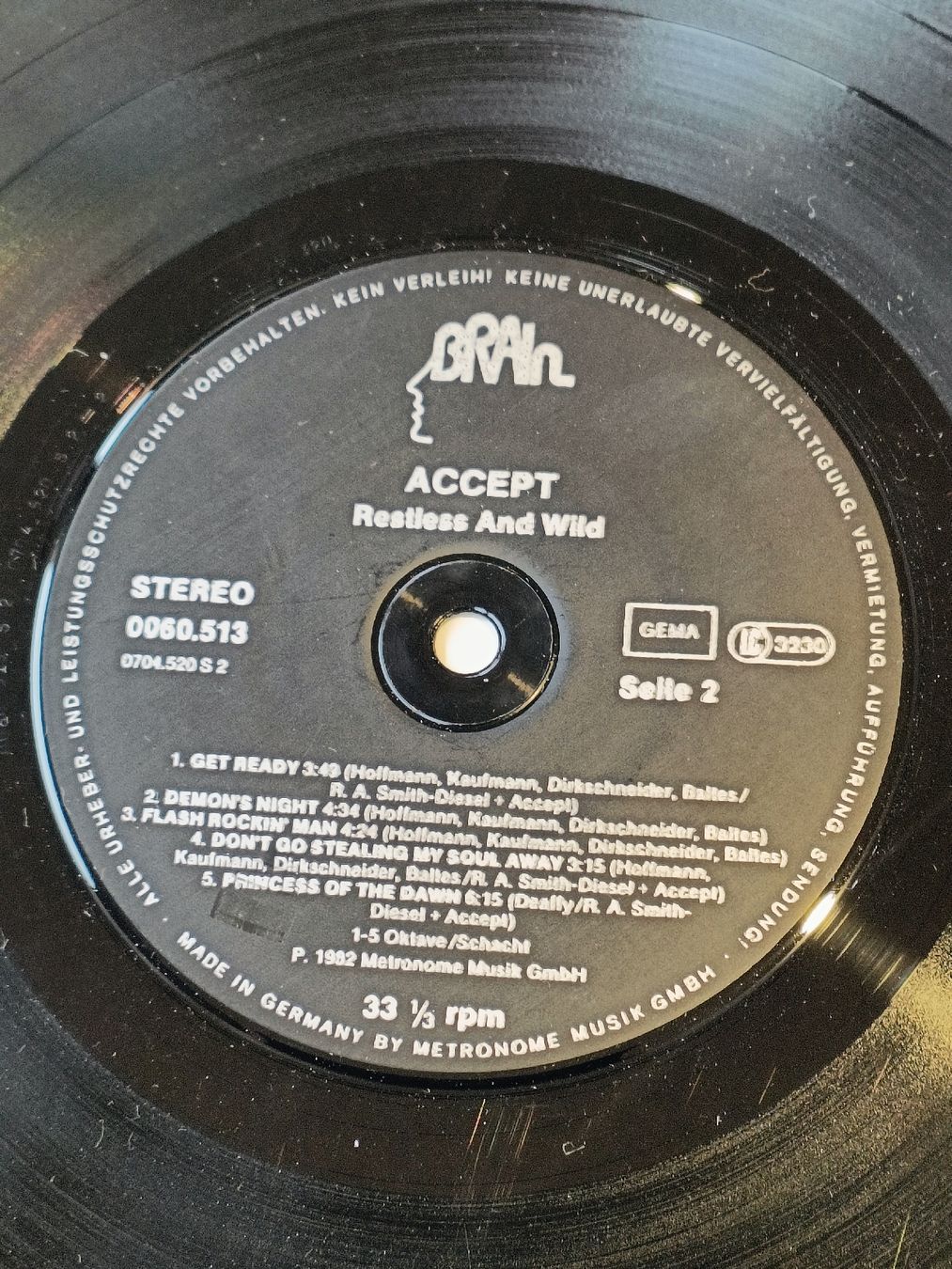 Dischi in vinile: LP / ACCEPT - Restless And Wild Ausgabe 1982 – Usato da Brugg AG venduto da Ente015 1
