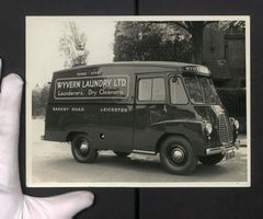 Fotografie Lastwagen Morris mit Hamshaw 