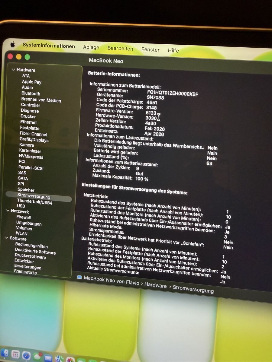 Apple Notebook: Mac Book Neo Citrus 512GB – Nuovo (secondo la descrizione) da Sirnach venduto da RABDe502 5