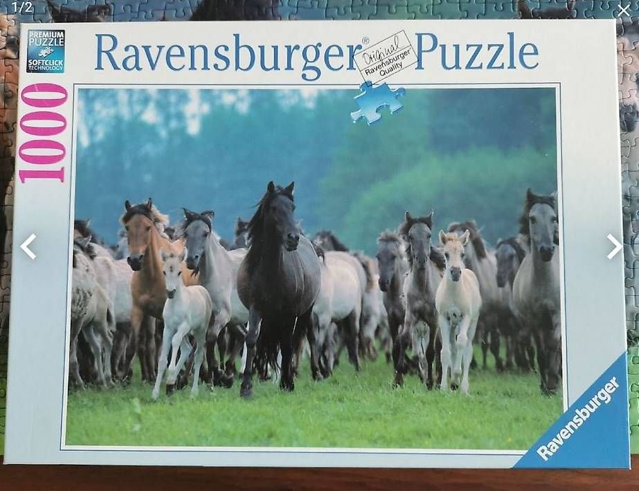 Puzzle: 1000 Teile Puzzle - Pferde – Usato da Lausen venduto da Swiss4444