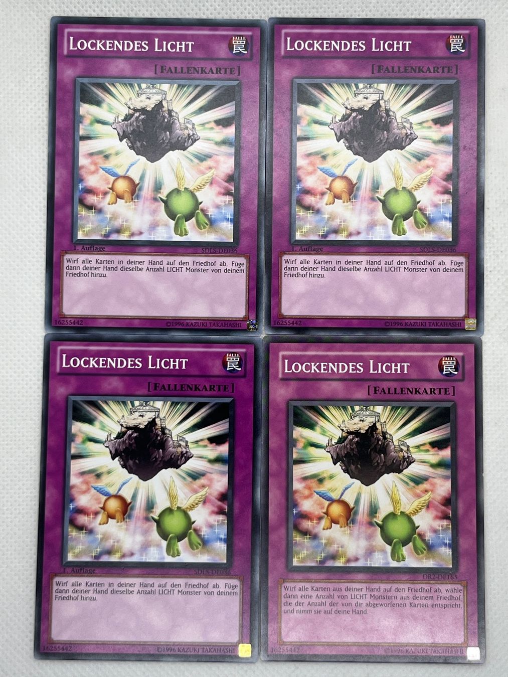 Yugioh Sammelbilder & Trading cards: Yu-Gi-Oh! Lockendes Licht SDLS-DE038 & DR2-DE044 Deutsch Com – Gebraucht aus Hinterkappelen von Kim1992