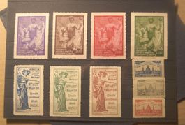 Briefmarken Belgien 1914 Konvolut 11 Stücke Konvolut