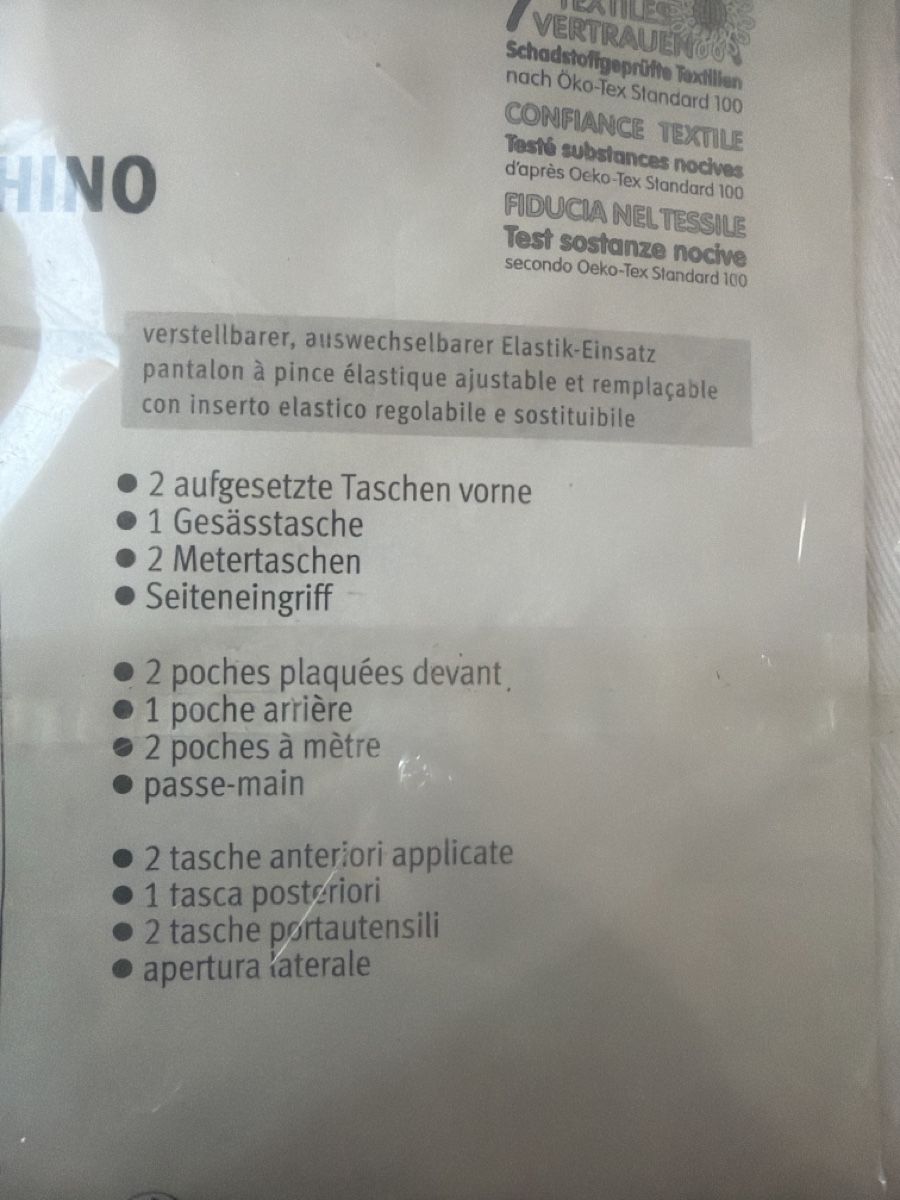 Pantaloni: Malerhose 100% Baumwolle Gr. 56 – Nuovo e nell'imballaggio originale da Zürich venduto da Blume1103 3