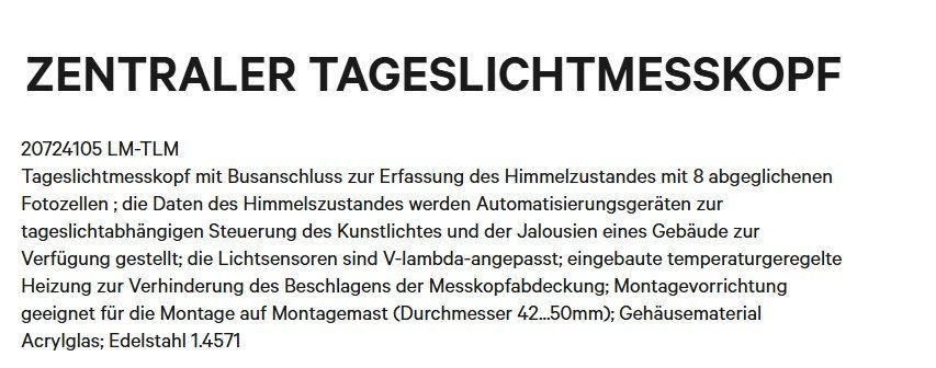 Messen: Luxmate Tageslichtmesskopf – Gebraucht aus Nohl von bichngoc01 1